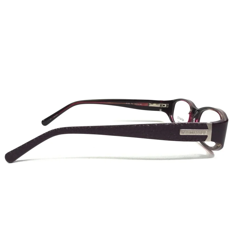 Rampage Eyeglasses Frames R172 PL Purple Rectangular Oval Full Rim 51-14-135